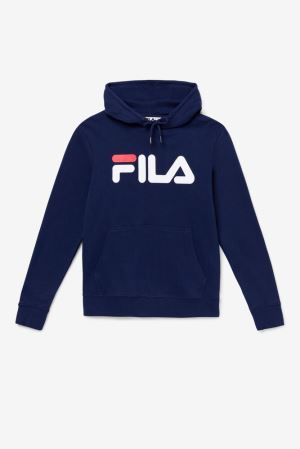 FILA Lucy Hoodies Navy / White,Womens Clothing | CA.HFGODE928